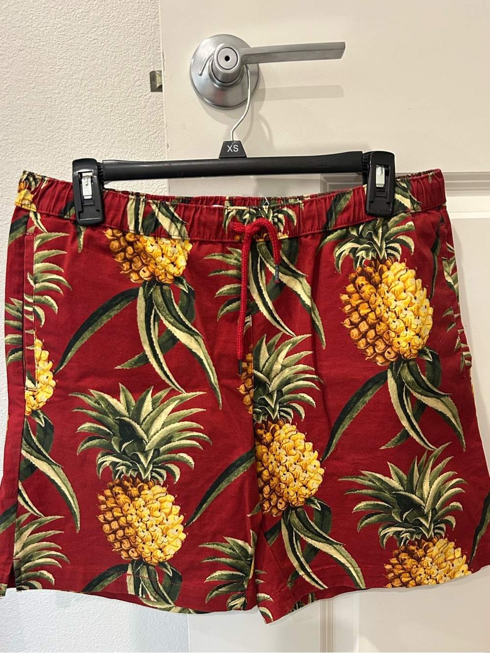 Topman Pineapple Print Drawstring Shorts